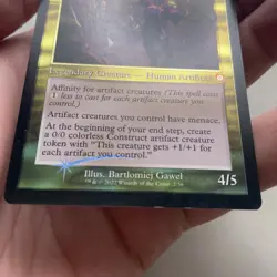 1xMTG Urza, Chief Artificer-Commander: The Brothers' War-Foil Retro Frame-MP - Image 3