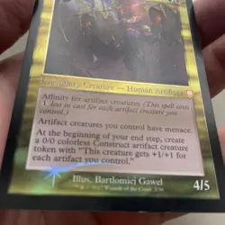 1xMTG Urza, Chief Artificer-Commander: The Brothers' War-Foil Retro Frame-MP - Image 4