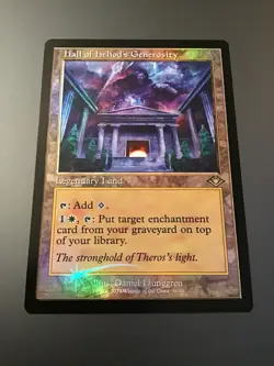 MTG Modern Horizons Retro Foil #39 hall of heliod's Generosity NM - Image 1