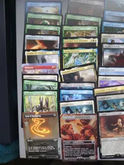 107 Lord Of The Rings. Ltr.MTG Cards Only Bundle lot. Inc Rares.. Julltr1 - Image 2