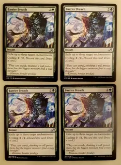 4x Barrier Breach Ikoria MTG Magic the Gathering NM Playset - Image 1
