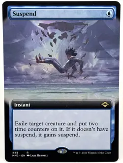 Suspend NM/M* EXTENDED Modern Horizons ENGLISH 448 mtg -UnltdCards - Image 1