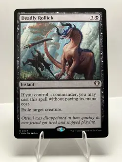 Deadly Rollick 0147 - Rare - Commander Masters - Image 1