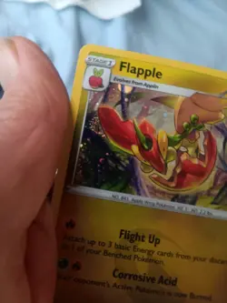 HD SWIRL🌀Flapple Cosmos Holo Black Star Promo/SWSH189/Sword&Shield Pokemon 2022 - Image 1