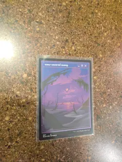 MTG - Secret Lair - Snow-coverd Swamp - Foil #327 - Unplayed - Raw - Rare - NM/M - Image 1