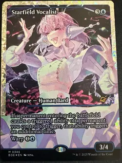 Starfield Vocalist (Showcase) (Fracture Foil) Edge of Eternities Foil - Image 1