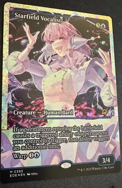 Starfield Vocalist (Showcase) (Fracture Foil) Edge of Eternities Foil - Image 2
