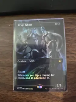 Magic The Gathering Crypt Ghast (Anime Borderless) Ravnica Remastered Foil - Image 1