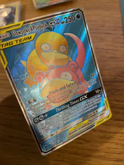 Slowpoke & Psyduck GX (217/236) Unified Minds Tag Team Full Art Pokemon Card! - Image 3