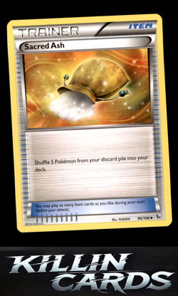 Sacred Ash 96/106 Pokemon Uncommon XY - Flashfire Card NM - Image 1
