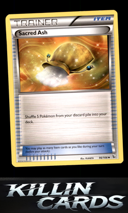 Sacred Ash 96/106 Pokemon Uncommon XY - Flashfire Card NM - Image 1