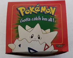 Pokemon Togepi 23k Gold-Plated Sealed Burger King 1999 Card & Ball Red Box - Image 1