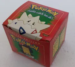 Pokemon Togepi 23k Gold-Plated Sealed Burger King 1999 Card & Ball Red Box - Image 2