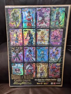 Dragon Ball Super Card Game Fusion World 1st Anniversary Poster Sealed Promo - Image 1