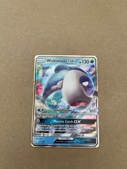 Wishiwashi GX 63/236 - Cosmic Eclipse - Ultra Rare Holo Pokemon Card Near Mint - Image 1