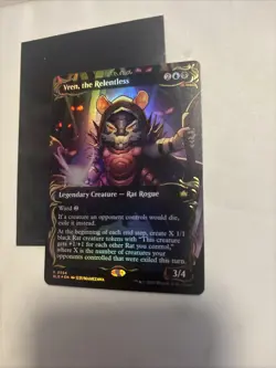 Vren, the Relentless 354 Raised Foil Bloomburrow Magic the Gathering Card - Image 2