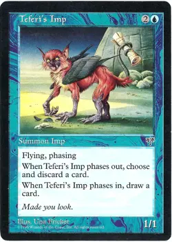 (2X) Teferi's Imp Mirage Rare - MTG Magic the Gathering Card - Image 1