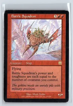 MTG Magic the Gathering Card - 2X Battle Squadron - Mercadian Masques - Rare - Image 1