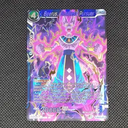 Beerus Ruthless Pursuer BT16-036 SR Foil Dragon Ball Super Card Game | NM - Image 1