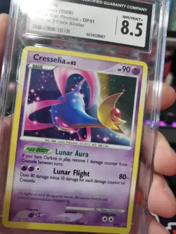 POP 71 Cresselia DP51 Holo Black Star Promo CGC 8.5 Graded Pokemon Card - Image 3