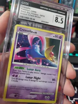 POP 71 Cresselia DP51 Holo Black Star Promo CGC 8.5 Graded Pokemon Card - Image 4