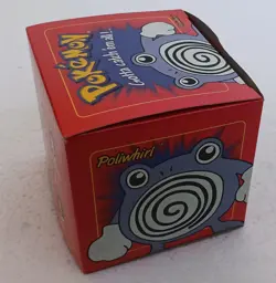 Pokemon Poliwhirl 23k Gold-Plated Sealed Burger King 1999 Card & Ball, Red Box - Image 3