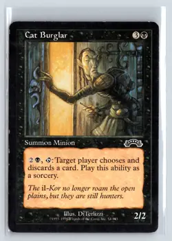 (3X) Cat Burglar Exodus Common - MTG Magic the Gathering Card - Image 1