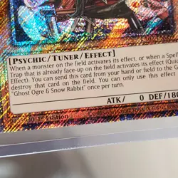 Ghost Ogre & Snow Rabbit Yu-Gi-Oh 1st Edition Trading Card RA02-EN009 - Image 4