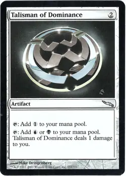 (2X) Talisman of Dominance Mirrodin Uncommon - MTG Magic the Gathering Card - Image 1