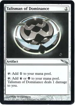 (2X) Talisman of Dominance Mirrodin Uncommon - MTG Magic the Gathering Card - Image 2