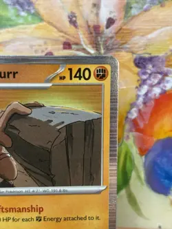Conkeldurr - 049/086 Sv: Black Bolt Holo Pokemon Card TCG NM/M Near Mint Card - Image 3