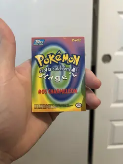 Charmeleon E5 Of 12 1999 Topps Holo Pokemon Card - Image 3