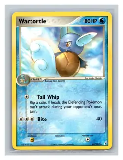Wartortle #43/100 Crystal Guardians Pokemon Card TCG 2006 - Image 1