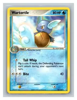 Wartortle #43/100 Crystal Guardians Pokemon Card TCG 2006 - Image 1