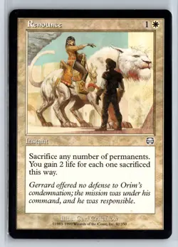 (2X) Renounce - Mercadian Masques - MTG Magic the Gathering Card - Image 1