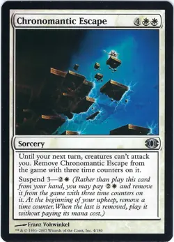 Chronomantic Escape Future Sight (FUT) Uncommon - MTG Magic the Gathering Card - Image 1