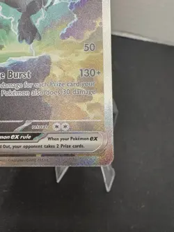 Pokemon TCG Zekrom EX Black Bolt English Card 166/086 Fresh From Pack - Image 5