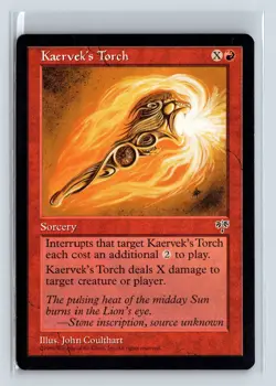 KAERVEK'S TORCH - MTG Magic the Gathering Card - Mirage - Common - Image 1