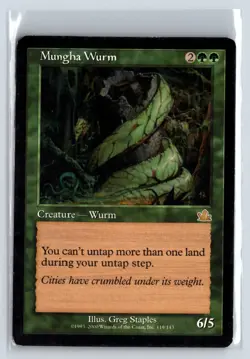 (3X) Mungha Wurm Prophecy Rare - MTG Magic the Gathering Card - Image 3