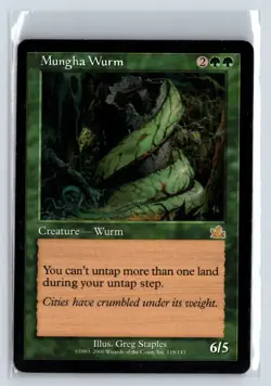 (3X) Mungha Wurm Prophecy Rare - MTG Magic the Gathering Card - Image 5