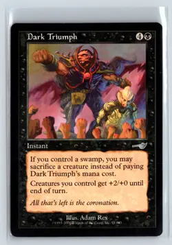 (4X) Dark Triumph Nemesis Uncommon - MTG Magic the Gathering Card - Image 1