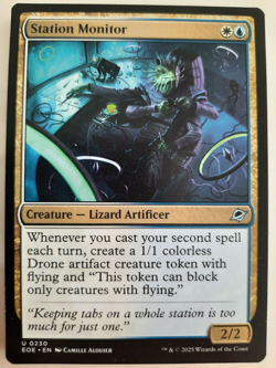 Station Monitor #0230 Edge of Eternities MTG Magic NM X 3 Copies - Image 3