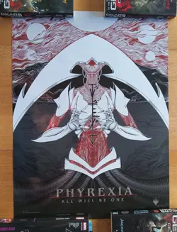 MTG Phyrexia All Will Be One: FOIL Promo POSTER Magic Gathering - Image 1