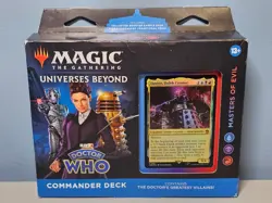 MTG Universes Beyond: Doctor Who Commander Deck - Masters of Evil - Davros- New! - Image 1