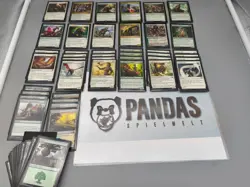 MtG Magic the Gathering G/W Dinosaur Deck - Image 1