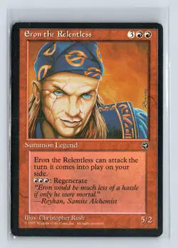 ERON THE RELENTLESS - MTG Magic the Gathering Card - Homelands - Uncommon - Image 1