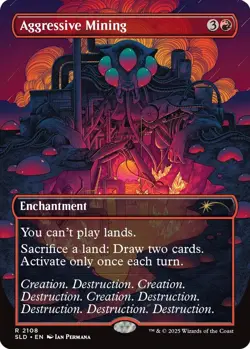Aggressive Mining - 2108 / English / Near Mint MTG - Image 1