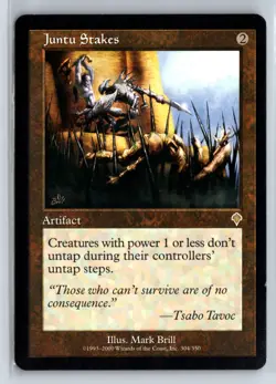 (2X) Juntu Stakes Invasion Rare - MTG Magic the Gathering Card - Image 1