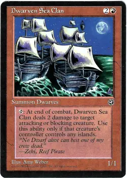 (2X) Dwarven Sea Clan - Homelands - MTG Magic the Gathering Card - Image 1