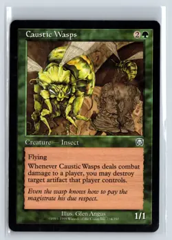 (4X) Caustic Wasps - Mercadian Masques - MTG Magic the Gathering Card - Image 3